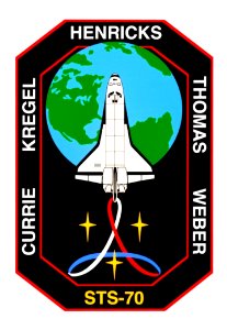 STS-70. Free illustration for personal and commercial use.