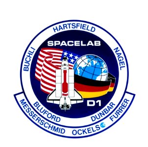 STS-61A. Free illustration for personal and commercial use.