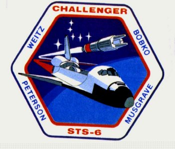 STS-6. Free illustration for personal and commercial use.