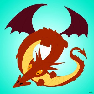 Vector Dragon. Free illustration for personal and commercial use.