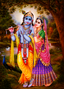 Radha-Krishna - Endless Love. Free illustration for personal and commercial use.