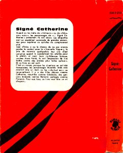 Pierre Joubert Signe-Catherine RubansNoirsAlsatia1960 0100