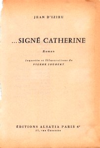 Pierre Joubert Signe-Catherine RubansNoirsAlsatia1960 0200