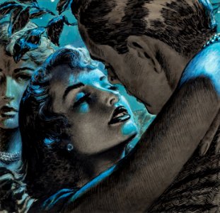 - Edwin Georgi 07 Date with Death, The Saturday Evening Post story illustration, February 12, 1949. Mixed media on board