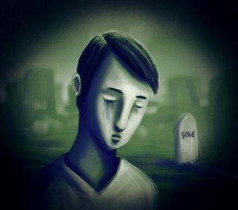 Dualtonic Mourning. Free illustration for personal and commercial use.