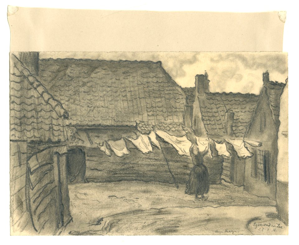 [87.2.4] Hugo Krayn, Hanging the Wash (Germany, 1914)