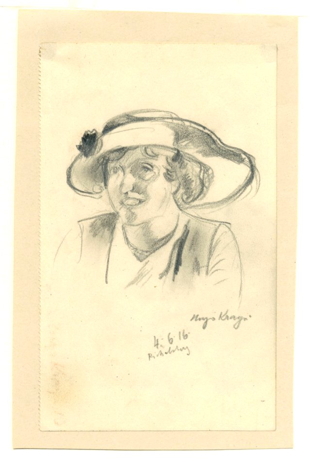 [87.2.10] Hugo Krayn, Portrait of a Lady (Germany, 1916)