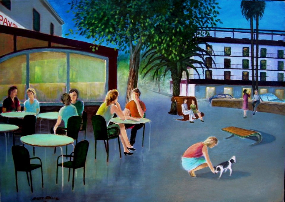 La piazzetta Alghero