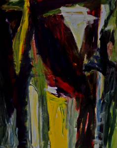 1998 - 'Large abstract oil-painting, no. 4.084, Dutch artist Fons Heijnsbroek, public domain. Free illustration for personal and commercial use.