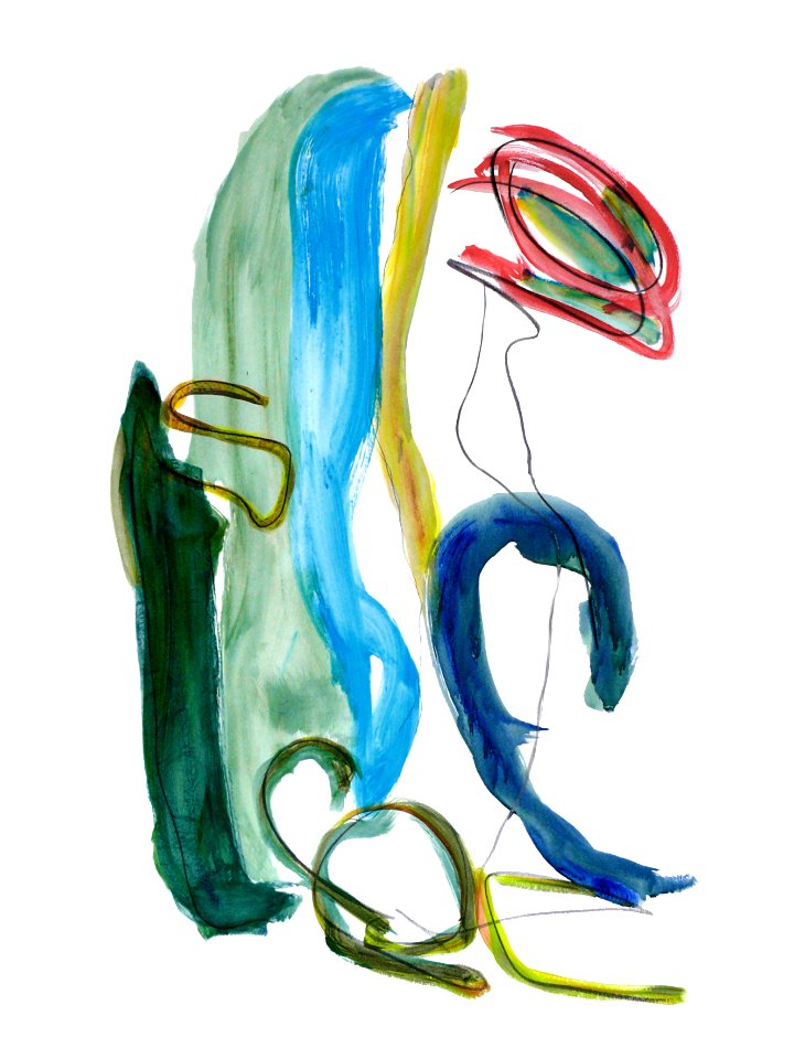 2006 / 2013 - 'Midsummer-night phantom no 2',  - in a later edited print-version, a digital repainting - high resolution for free download - by contemporary Dutch artist, Fons Heijnsbroek