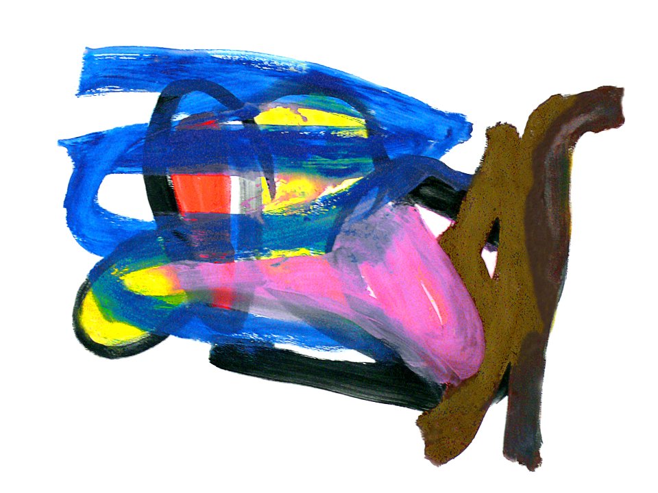 2007 / 2012 - 'Beauty & Truth 2', in a later digitally re-painted version of my original  watercolor painting, on Schillers 'Letters Upon The Aesthetic Education of Man'; Dutch artist, Fons Heijnsbroek