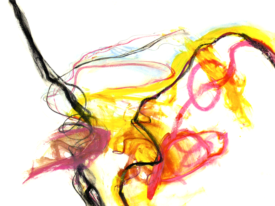 2010 - 'Nova Scotia', abstract watercolor painting art on paper; Dutch artist Fons Heijnsbroek, image in the public domain