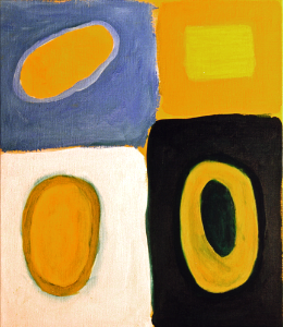 2000 - No title, Painting no. 5.103', an abstract oil & acrylic painting on canvas, composition in basic forms; artist Fons Heijnsbroek, free download in public domain. Free illustration for personal and commercial use.