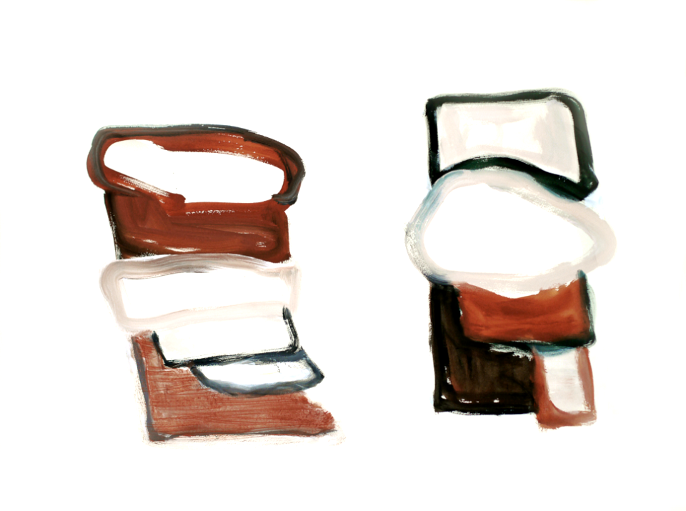 2003 - 'Avatar 2.' (art on paper no. 6.451-b), acrylic work - painting art on paper; Dutch Abstract Expressionism art / Hollands abstract-expressionisme; free image in public domain / Commons, CCO – painter-artist, Fons Heijnsbroek