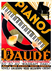 Pianos Daudé, sonorité remarquable, Paris.