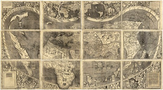 Mapamundi, by Waldseemüller, 1507.