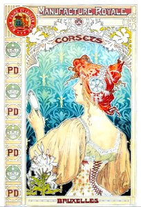 PRIVAT LIVEMONT, Henri.  Manufacture Royale de Corsets, 1897.