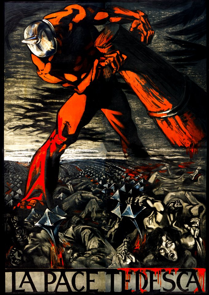 CANEVARI, Sergio. La Pace  (“German Peace”), 1918.