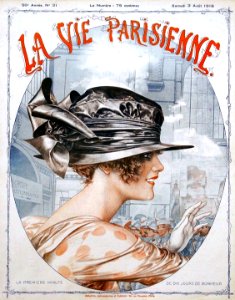HÉROUARD, Chéri.  "La Première Minute de Dix Jours de Bonheur", La Vie Parisienne, April 1918.