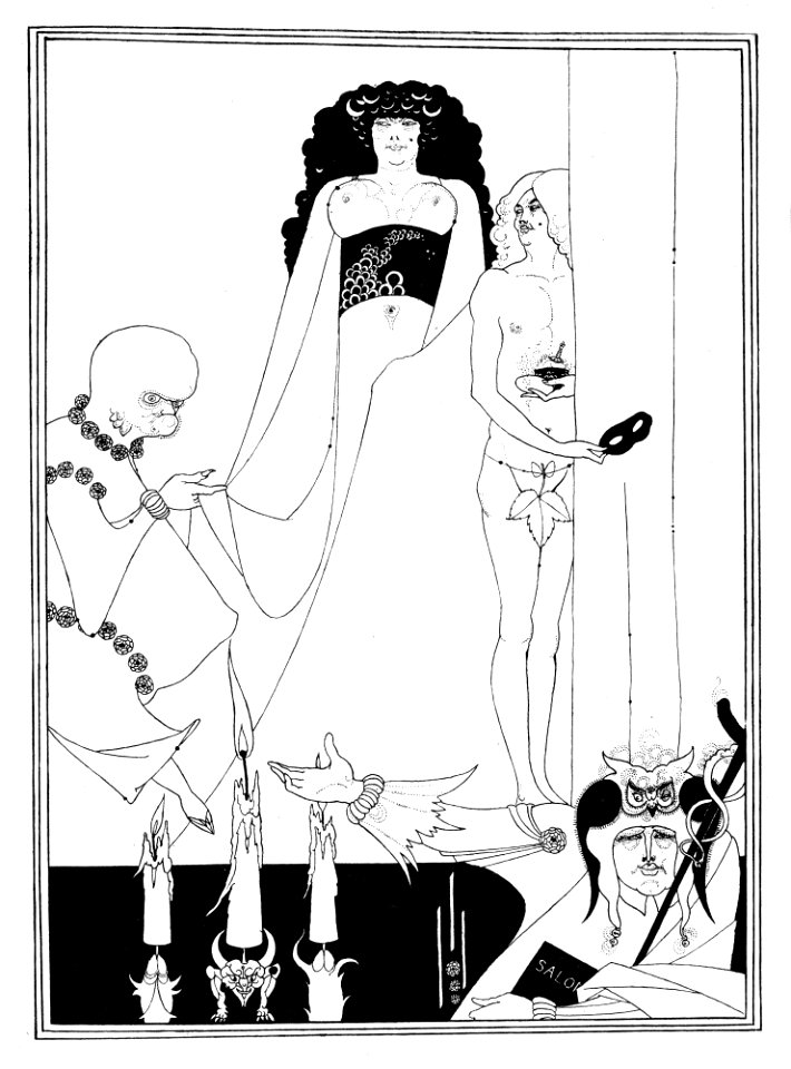 BEARDSLEY, Aubrey. A portfolio of Aubrey Beardsley's drawings illustrating Salomé by Oscar Wilde-7, 1907.