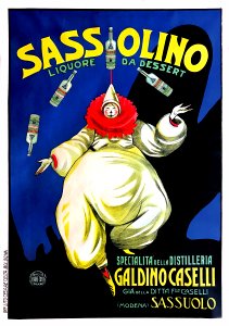 COSTA, Cesare.  Sassolino Liquore da Dessert, 1925.