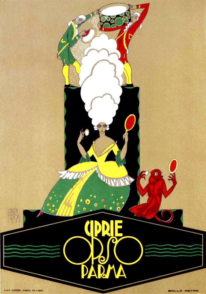 CARBONI, Erberto (LINCE).  Ciprie Opso, Parma, 1923.