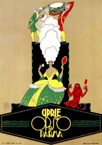 CARBONI, Erberto (LINCE).  Ciprie Opso, Parma, 1923.