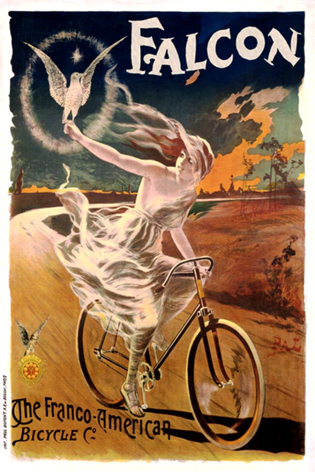 PAL (Jean de PALEOLOGU, 1860-1942).  Falcon, The Franco American Bicycle Co.