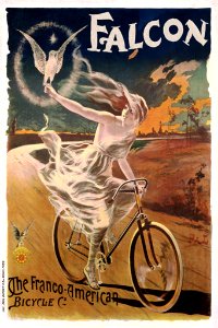 PAL (Jean de PALEOLOGU, 1860-1942).  Falcon, The Franco American Bicycle Co.