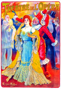 REDON, Georges (1869-1943).  Théâtre de l'Opéra, 1901.