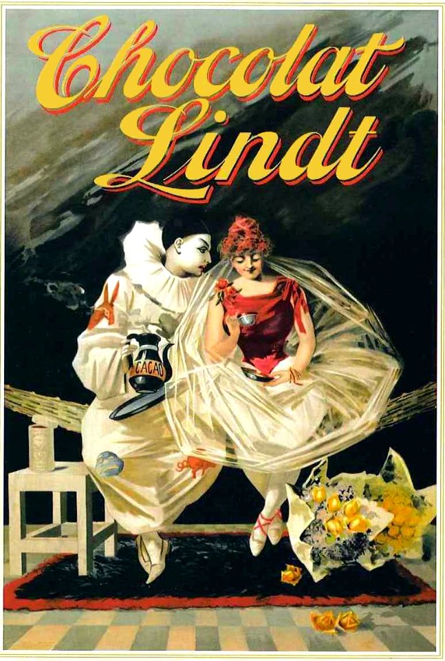 Chocolat Lindt [Pierrot and dancer].