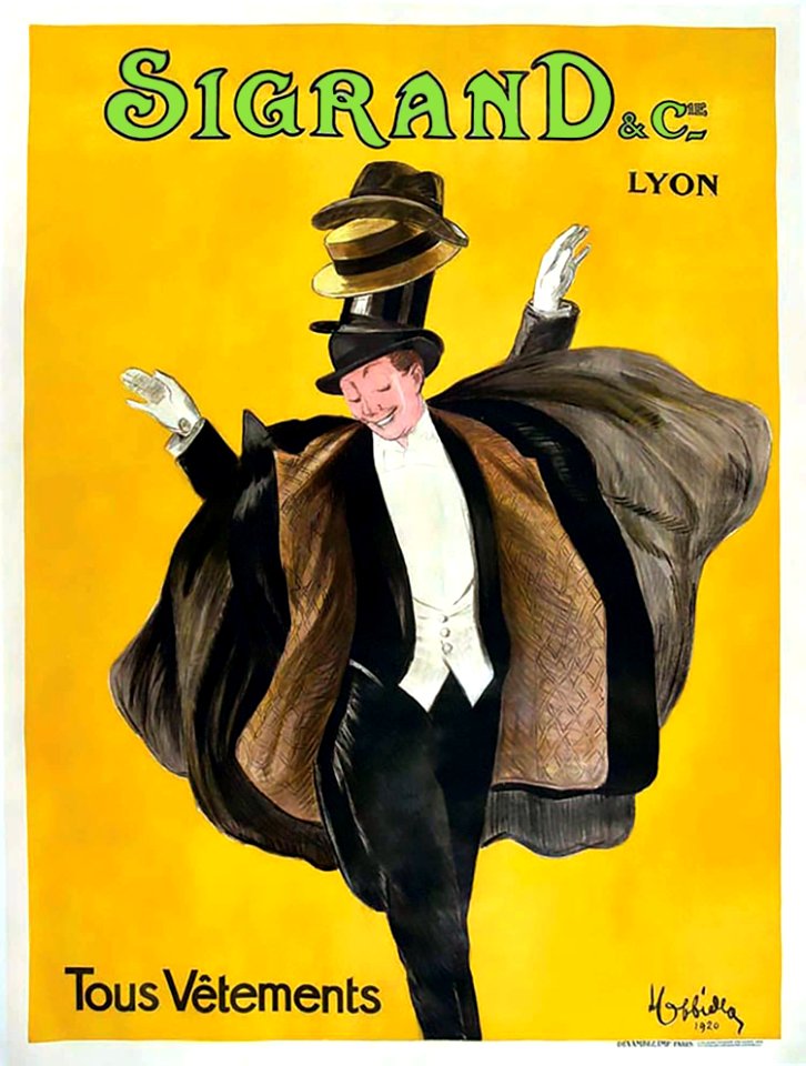 CAPPIELLO, Leonetto. Sigrand & Cie., Tous Vêtements, 1920. - Free Stock ...
