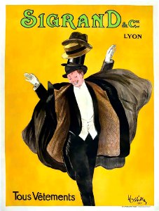 CAPPIELLO, Leonetto. Sigrand & Cie., Tous Vêtements, 1920.