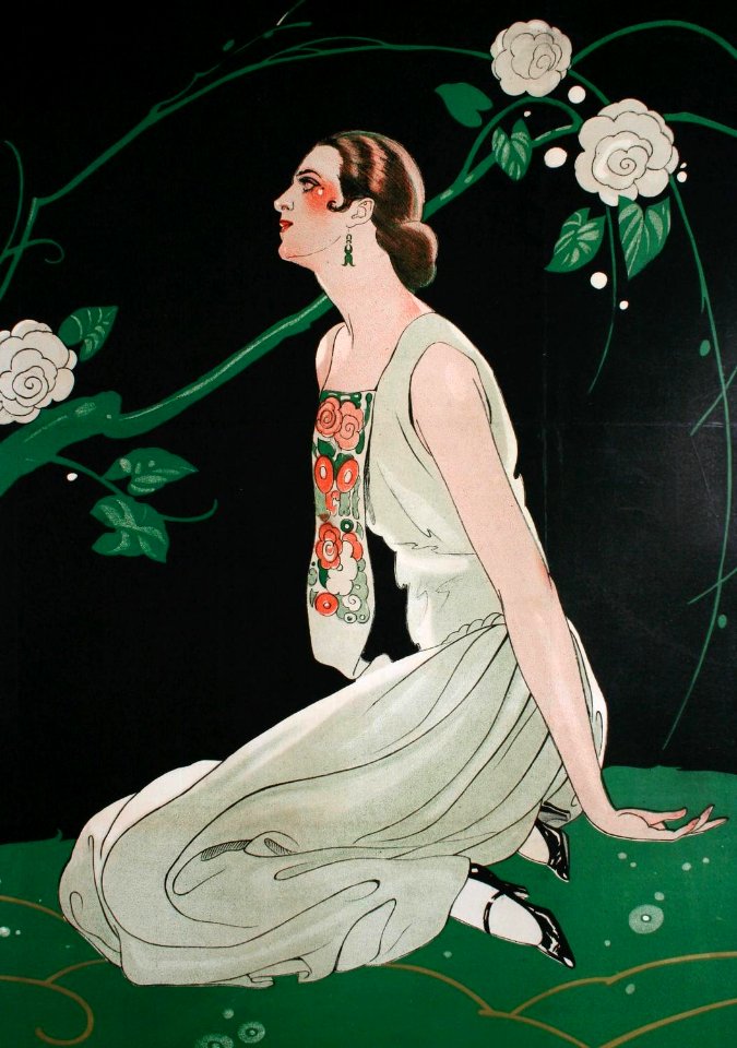 BRUNELLESCHI, Umberto (1879-1949). 🇮🇹 [gardenias] 1924.