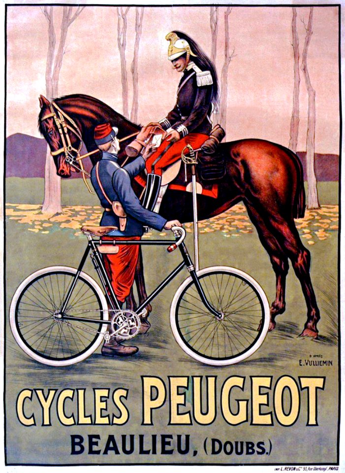 VULLIEMIN, Ernest. Cycles Peugeot, 1895.