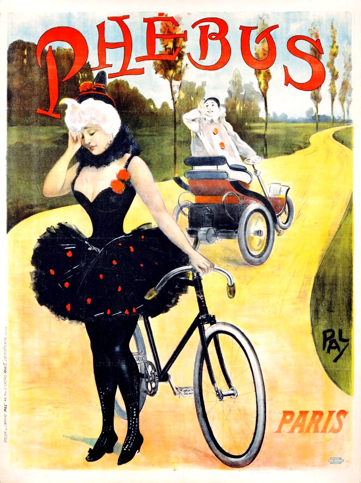 PAL (Jean de PALEOLOGU, 1860-1942).  Phebus Cycles, Paris.