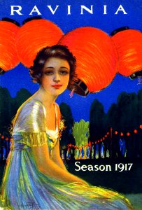 KING, Hamilton. Ravinia, season 1917.. Free illustration for personal and commercial use.