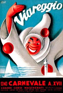 BONETTI, Uberto (1909-1993).  Viareggio Carnevale, 1921