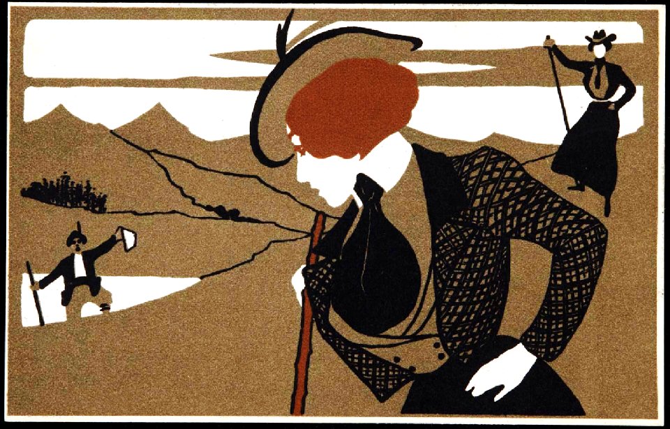 LASKOFF, Franz.  [postcard], c. 1902.