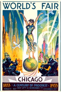 SHEFFER, Glen C.  Chicago World's Fair, A Century of Progress, 1933.