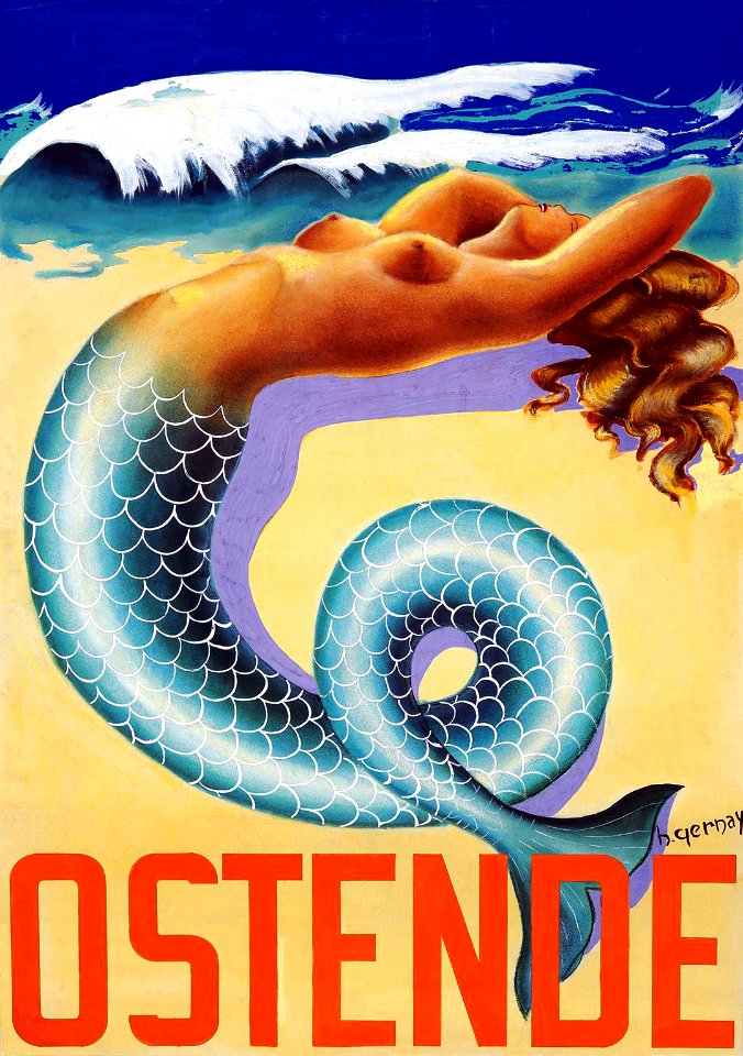 GERNAY, H.  Ostende [Maquette], 1938.
