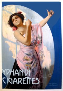 BORGONI, Mario. Yphandi Cigarettes, c. 1910s.