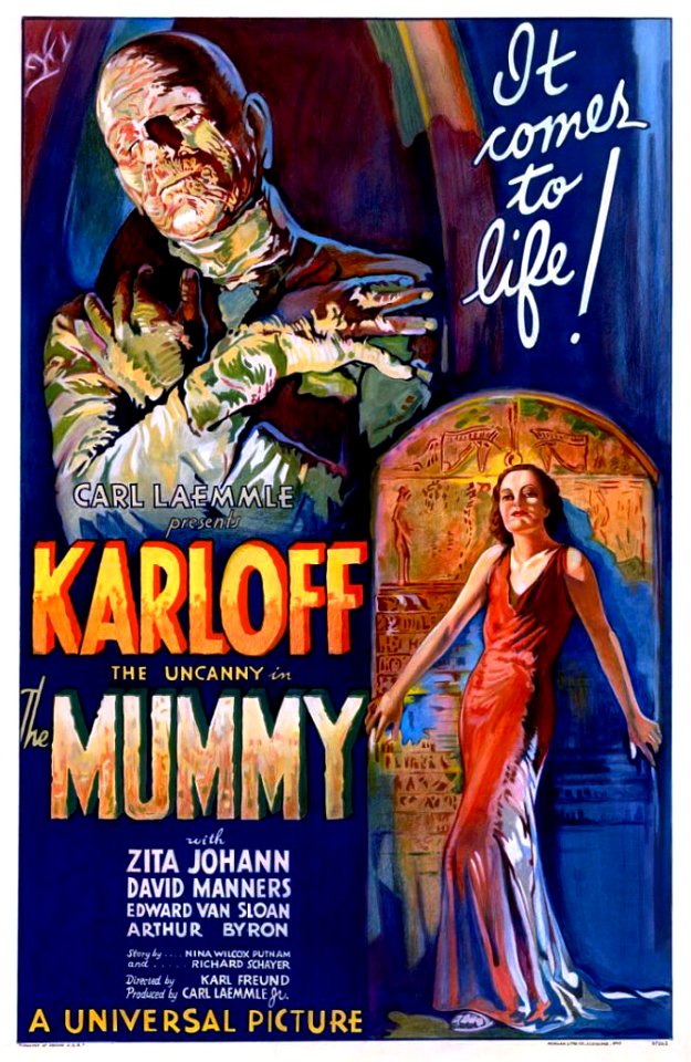 GROSZ, Karoly. Karloff The Uncanny in 