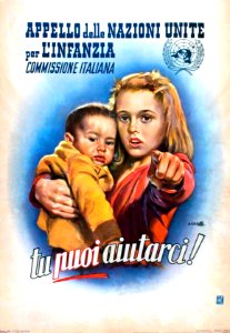CIRIELLO, Averardo.  Appello delle Nazioni Unite per l'Infanzia, 1955.