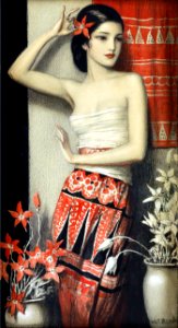 BENDA, Wladyslaw Theodor.  [Exotic woman], c. 1920.