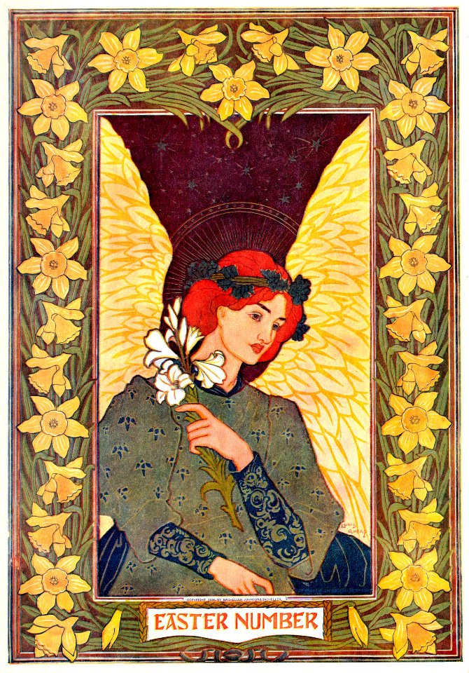 RHEAD, Louis (1857-1926).  The Courant, Easter Number, 1896.