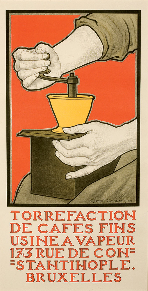 COMBAZ, Gisbert (1869-1941).  🇧🇪  Torrefaction de Cafés fins, 1903.