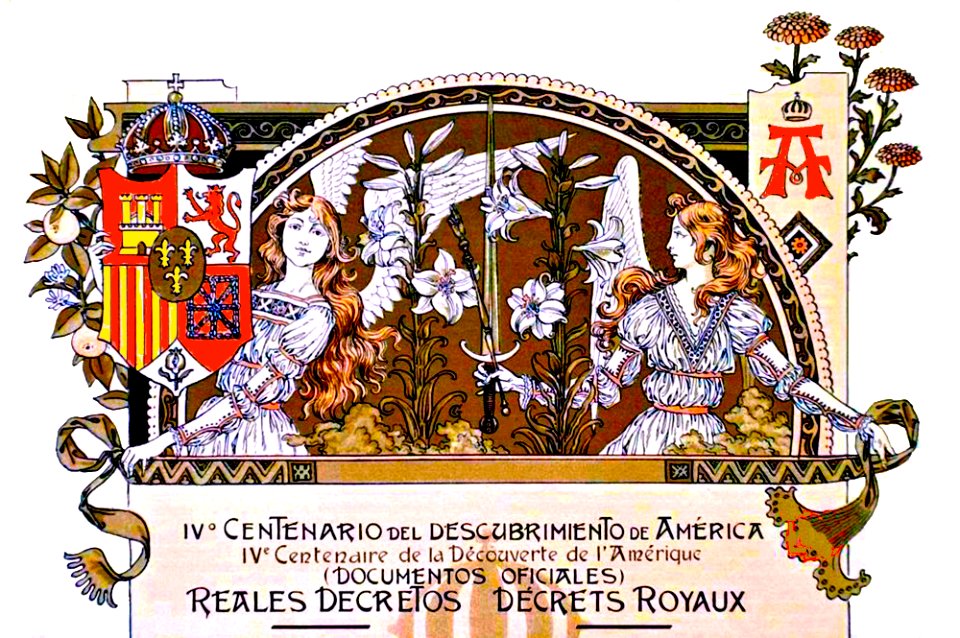Cuarto Centenario del Descubrimiento de América, 1892.