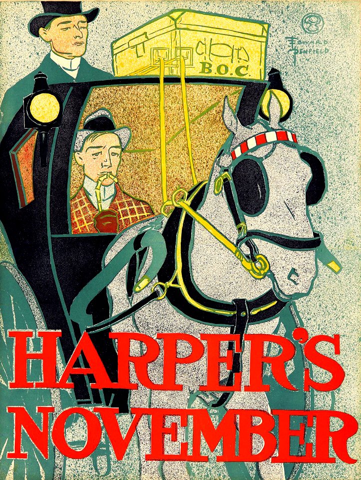 PENFIELD, Edward.  Harper’s November, 1896.