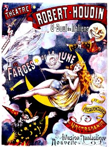 Théâtre Robert-Houdin, Les Farces de la Lune, c. 1890s.